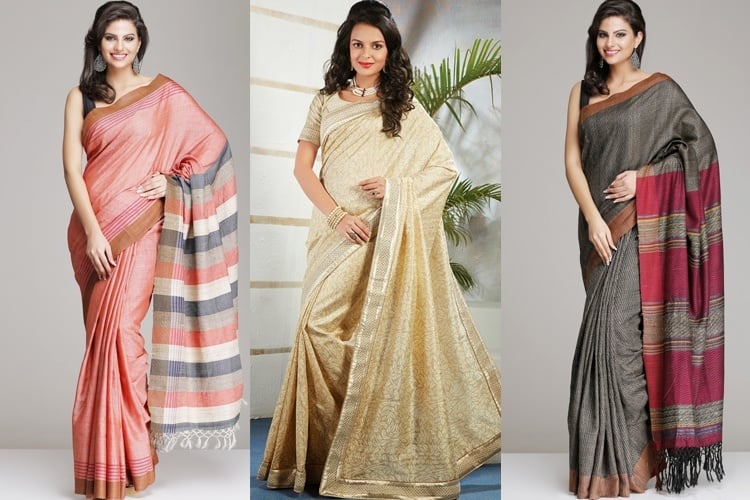 Tussar Silk Saree