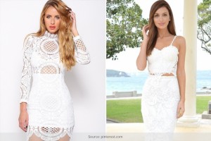 Here Are Some Peppy And Cute White Lace Dress Outfit Ideas