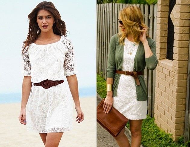 white dresses outfit ideas