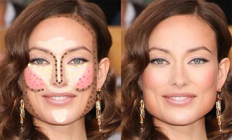 Amazing Makeup Tricks to Slim Your Round Face