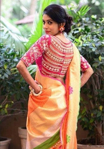 Latest Blouse Designs For Silk Saree