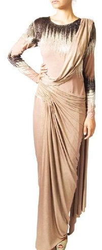 Saree gown dress