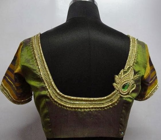 Simple Blouse Designs For Silk Saree