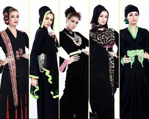 Arabic Burqa Designs