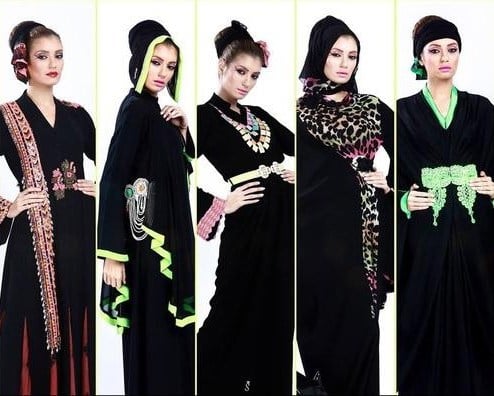 Arabic Burqa Designs