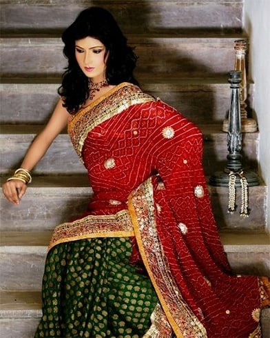 Bandhej saree