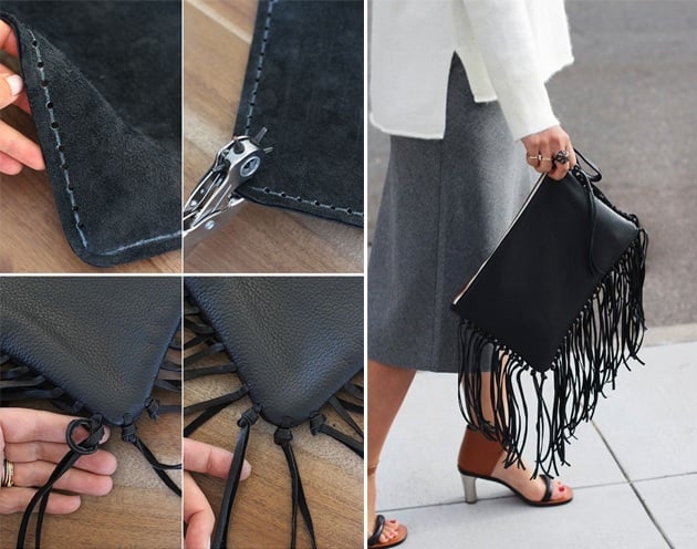 best diy leather bag tutorial