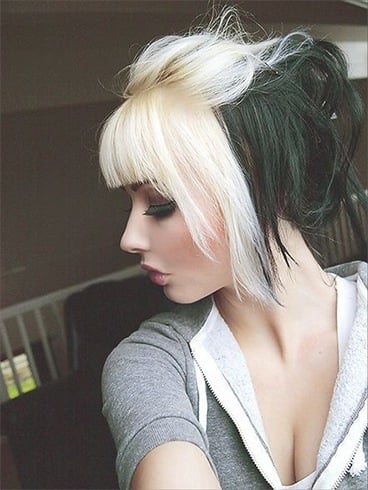 Black And White Hair Color