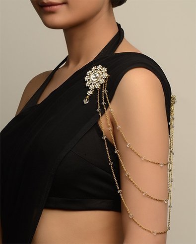 Black Saree Accessories