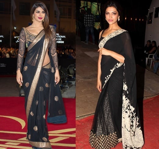 Black Saree Combination