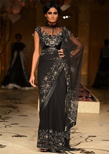 Black Saree Fashion