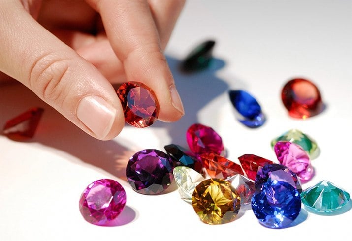 Colored gemstones