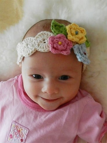 Crochet headbands for babies