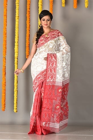 Daccai jamdani saree