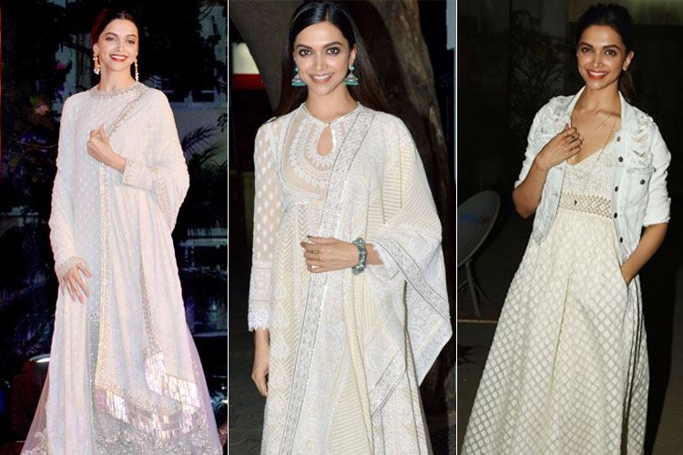 deepika padukone Off-White Outfits