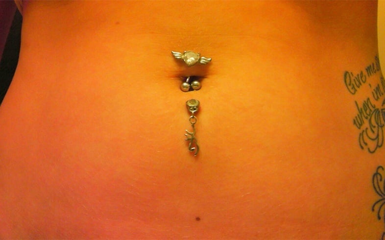 Double Navel Piercing