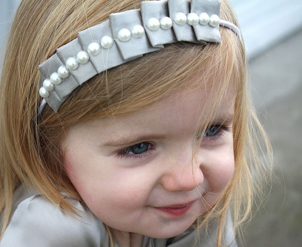 flower headband girl