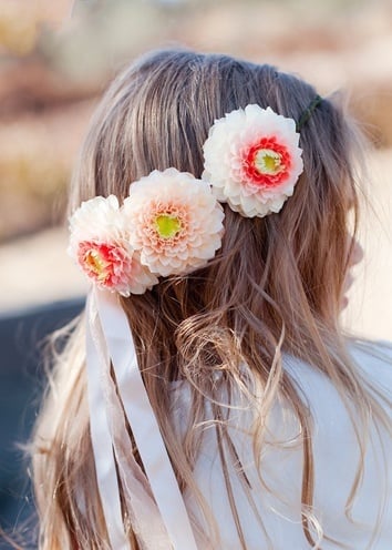 flower headband style