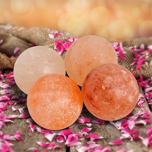 Himalayan Pink Salt Round Massage Balls