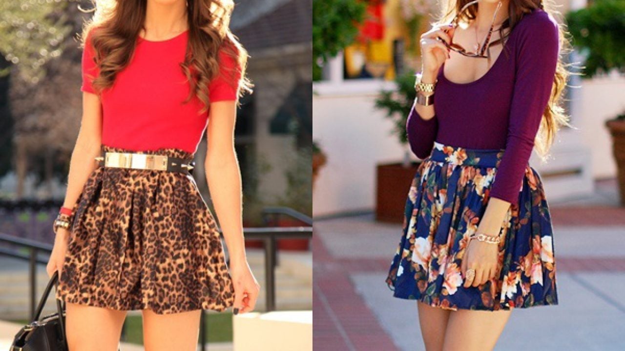 skater skirt outfits