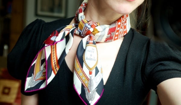How To Wear Hermes Scarf