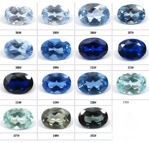 Intensities of blue diamonds