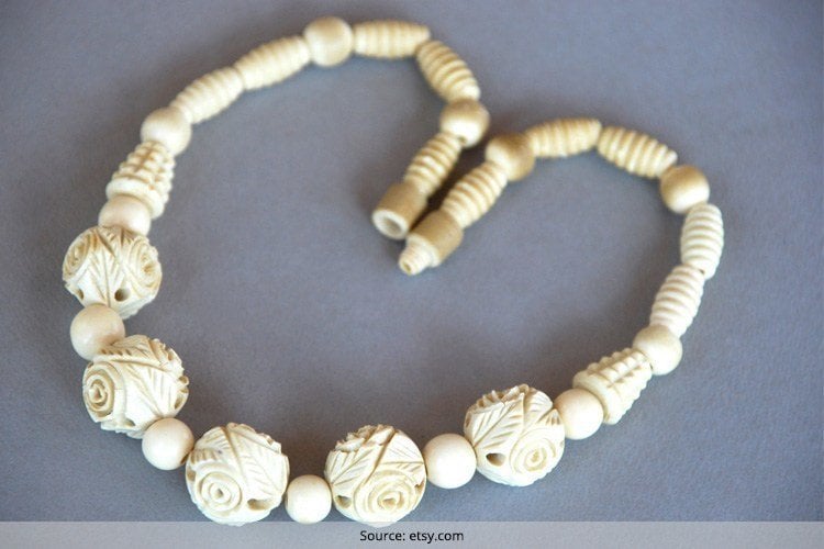 1960s Ivory Carved Bracelet  BraceletsBangles  Jewellery