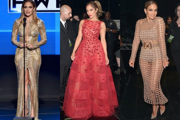 Jennifer Lopez at American Music Awards 2015