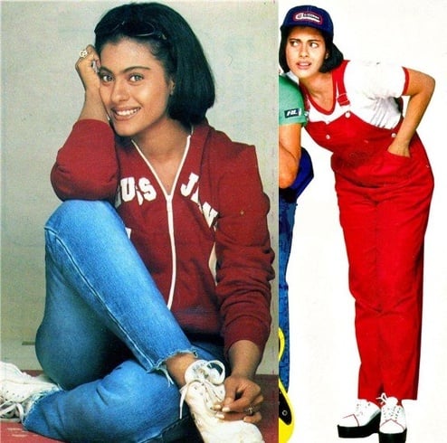 Kajol dress in Kuch Kuch Hota Hai