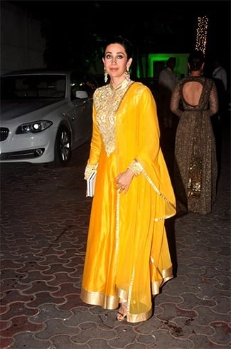 Karisma Kapoor at Shilpa Shetty Diwali party