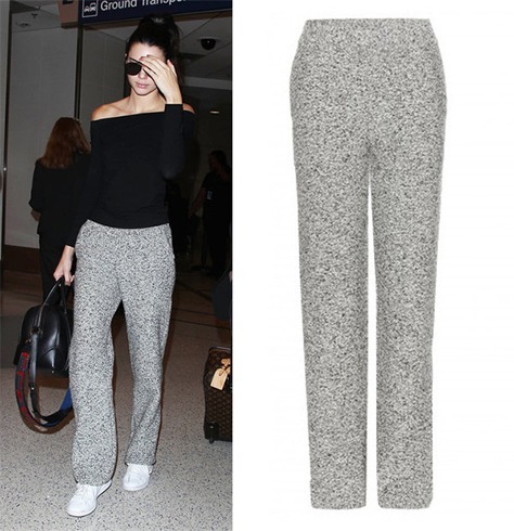 Kendall Jenner in Chloe Sweatpants