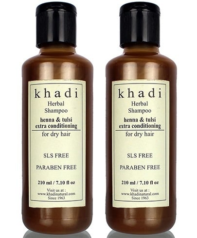 Khadi Henna and Tulsi Extra Conditioning Shampoo