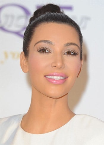 Kim Kardashian eyelash extensions