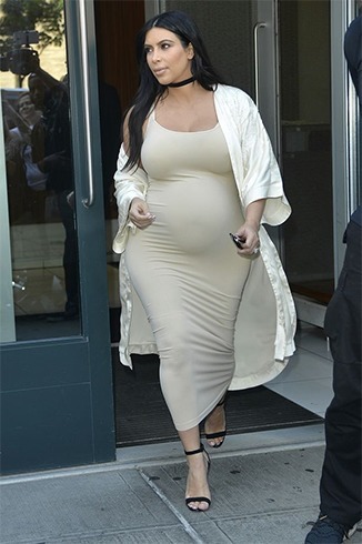 Kim Kardashian pregnant outfits