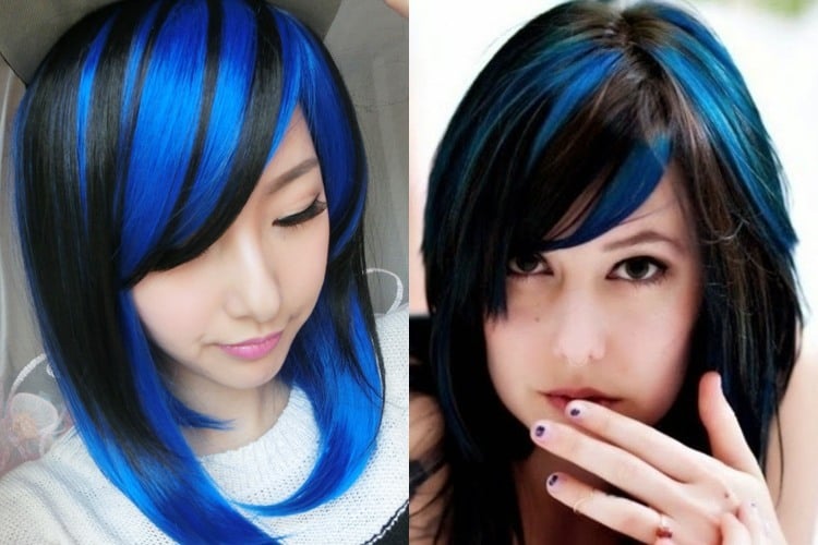 Black and Blue Hairstyles