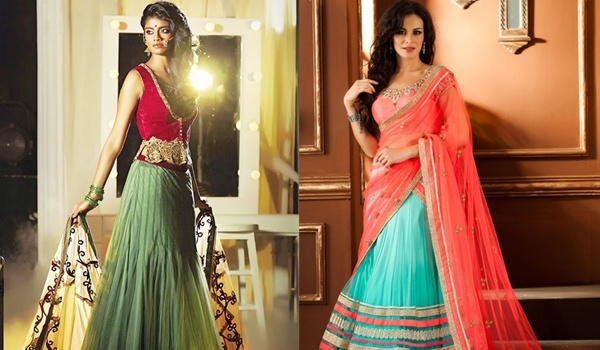 Lehenga style sarees