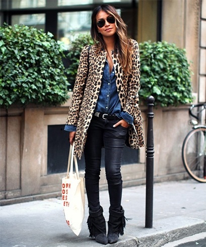 Leopard print jacket