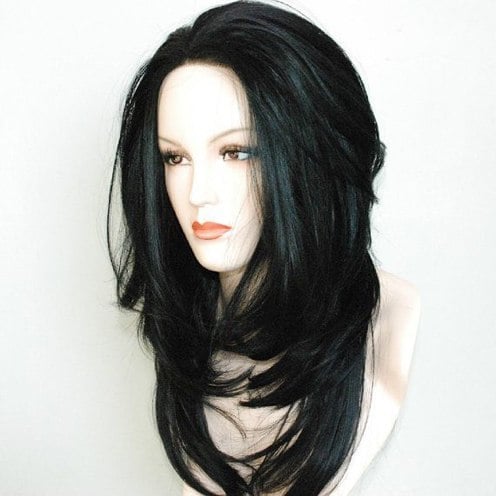 natural black hair wig