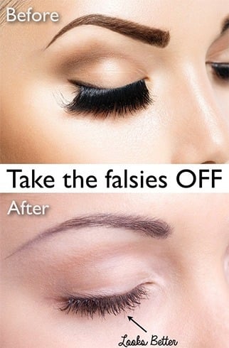 Natural eyelash extensions