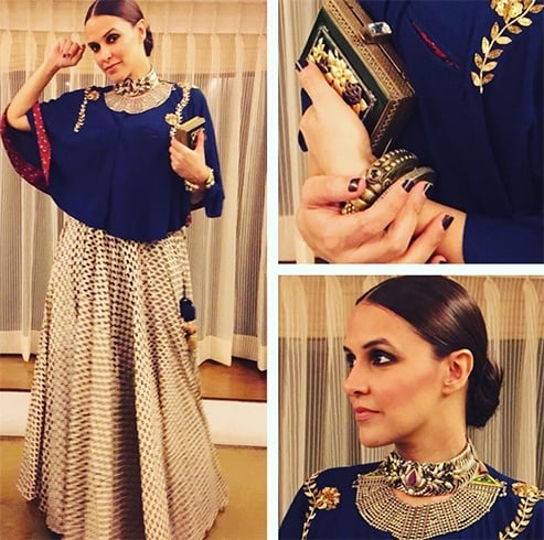 Neha Dhupia at Masaba Gupta Wedding Reception