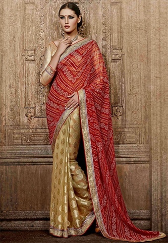 Rajasthan Bandhani Sarees Designs