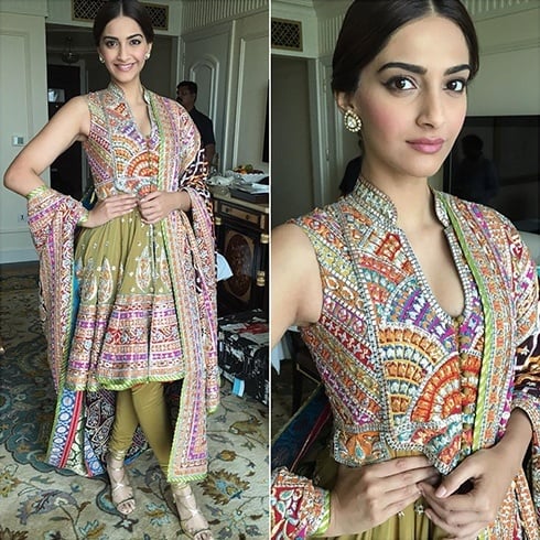 Sonam Kapoor in Abu Jani and Sandeep Khosla