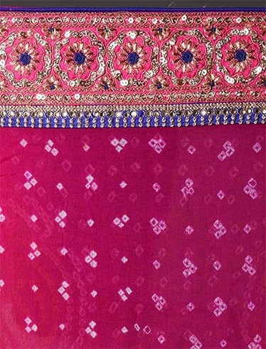 Tikunthi bandhej saree