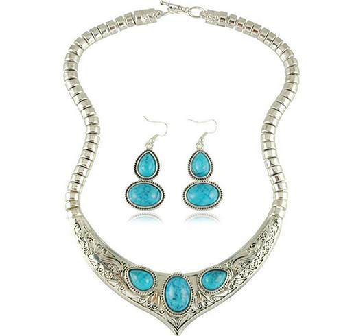 Turquoise women necklace