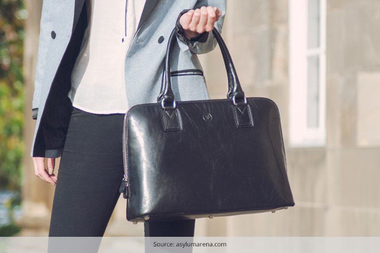 types of office leather bags