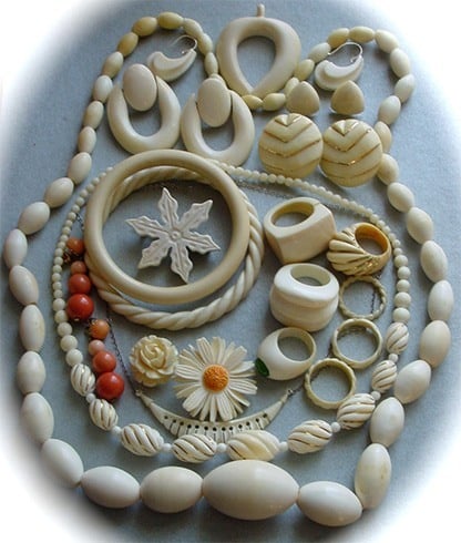 Vintage Ivory Jewellery