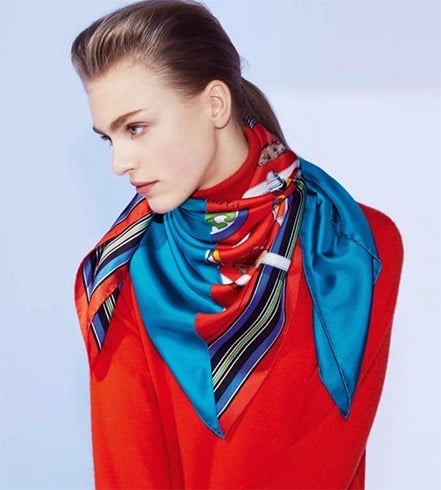 Ways To Wear a Hermes Scarf