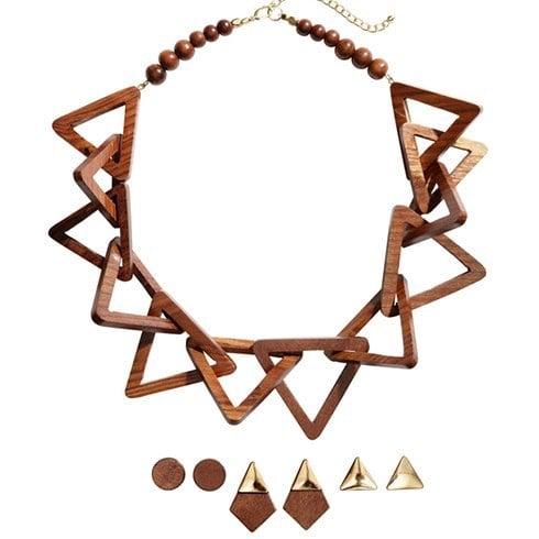 Wooden necklace