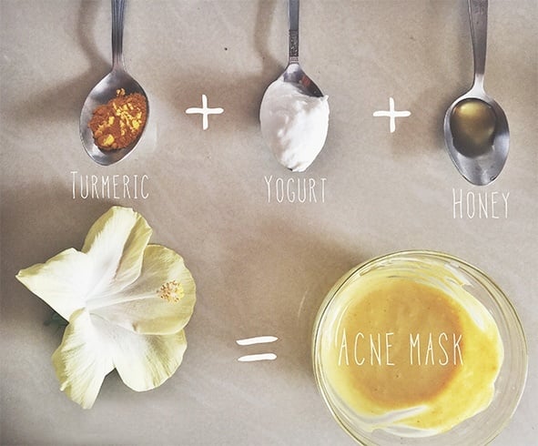 Yogurt, Honey and Turmeric Face Pack