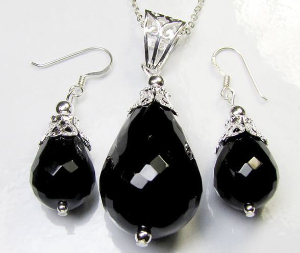 Black Onyx Earrings